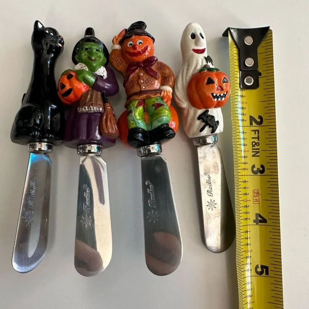 Christopher Radko Halloween Pate Knives Set Vintage